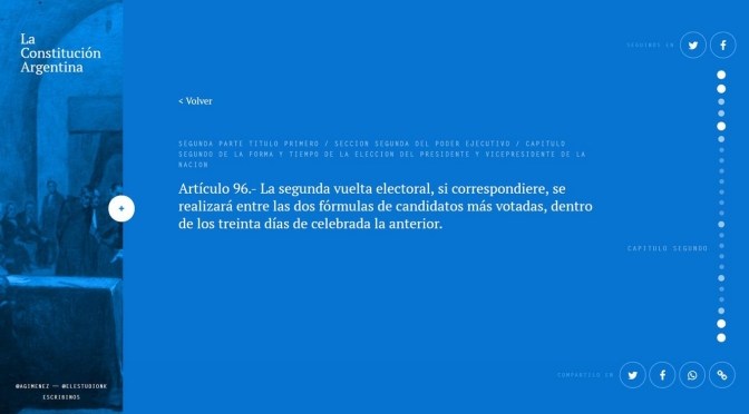 Lanzan el primer buscador digital avanzado sobre la Constitución Argentina